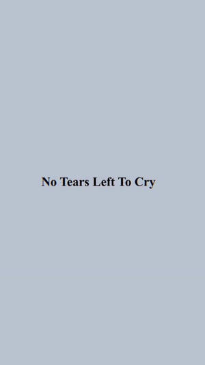 No Tears Left To Cry iPhone 美学壁纸 — iPhone 美学 壁纸