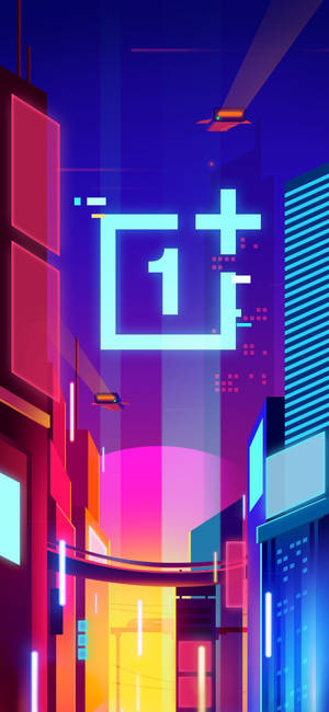 Oneplus 城市灯光艺术壁纸 — iPhone 18 Pro Max 壁纸