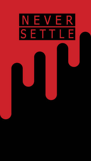 Oneplus 永不妥协 滴落 壁纸