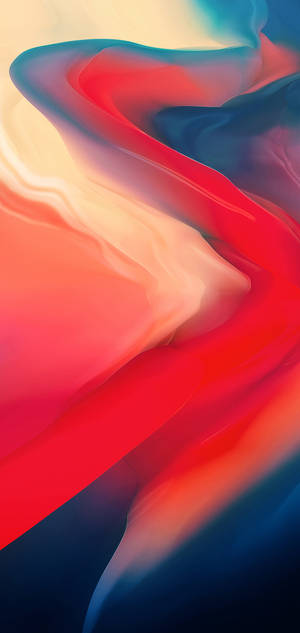 Oneplus 烟雾暖色条纹壁纸 — iPhone 17 壁纸