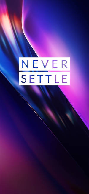 Oneplus 紫色永不妥协壁纸 — iPhone 16e 壁纸