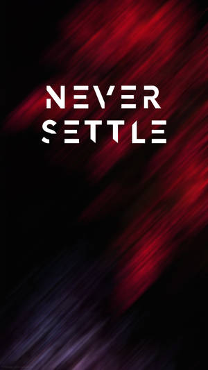 Oneplus 红褐色永不妥协壁纸