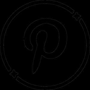 Pinterest标志轮廓