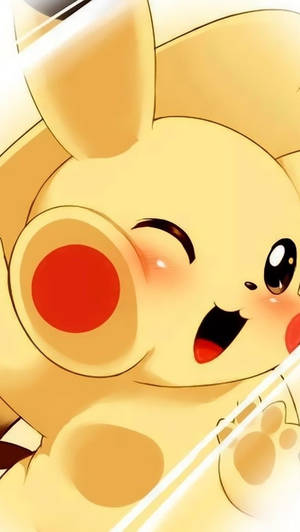 Pokemon手机皮卡丘玻璃 — 宝可梦手机 壁纸