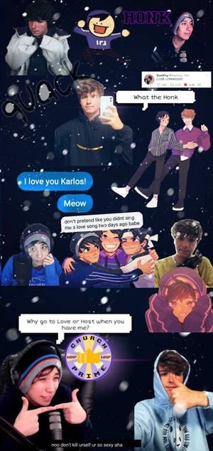 Quackity动画照片壁纸 — iPhone 15 Pro 壁纸