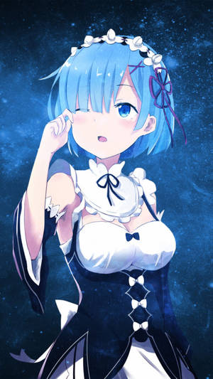 Re:Zero的蕾姆星系手机壁纸