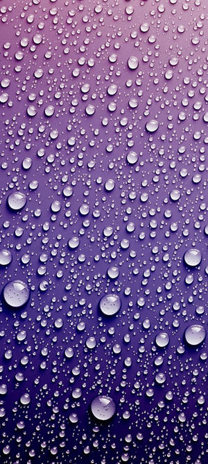 Samsung S21 Ultra 柔紫水滴壁纸 — Pixel 9 壁纸