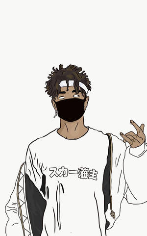 Scarlxrd 白色美学 壁纸 — Redmi Pad 2 Pro 壁纸