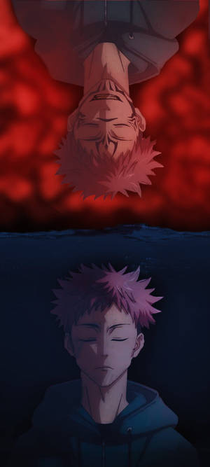 Sukuna 与 Yuji Jujutsu Kaisen iPhone — POCO C71 壁纸