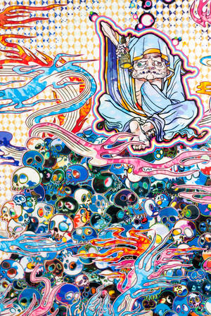 Takashi Murakami 和平 4K — 小米平板8 Pro 壁纸