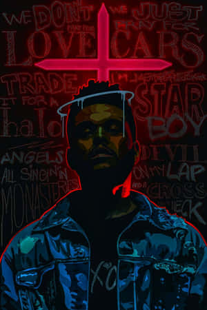 The Weeknd 在舞台上表演 — 华为MatePad 11.5 (2025) 壁纸