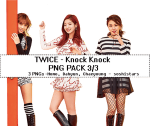 Twice Knock Knock PNG素材包