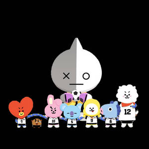 BT21凡足球战队壁纸 — Pixel Watch 5 壁纸