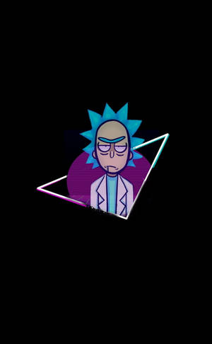 Vaporwave风格瑞克和莫蒂迷幻背景 — Galaxy Tab S11 Ultra 壁纸