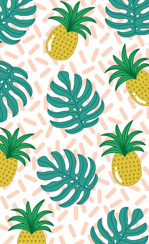 Pineapples summer phone wallpaper. — Galaxy Tab 壁纸