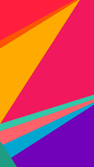 Vivo Y11 彩色抽象三角形 — Vivo Y11 壁纸