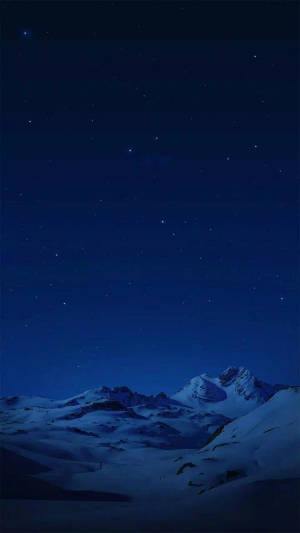 Vivo Y11 雪山之夜 — Vivo Y11 壁纸