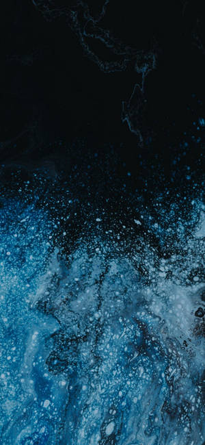 WhatsApp聊天蓝色与黑色 — Galaxy S25 壁纸