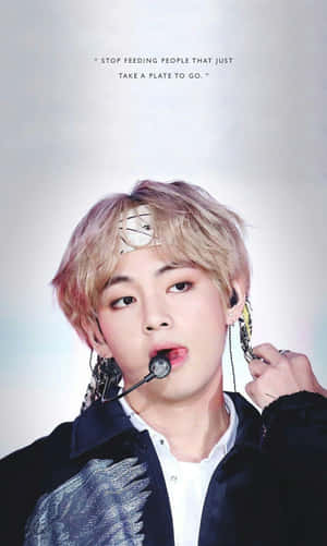 BTS V照片 — Tecno Megapad Pro 壁纸