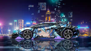 动漫赛车图片 — 动漫汽车 壁纸
