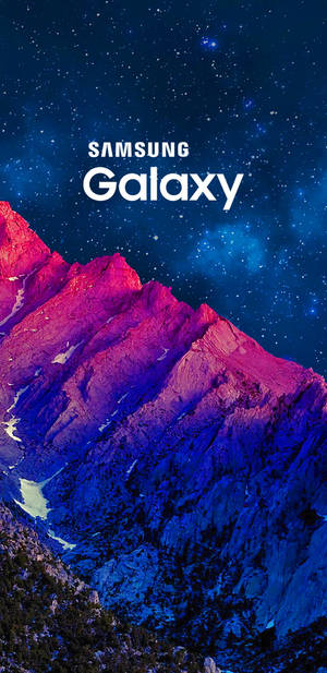 三星Galaxy J6照亮暮色山峰 — 三星 galaxy 壁纸