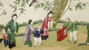 中国背景