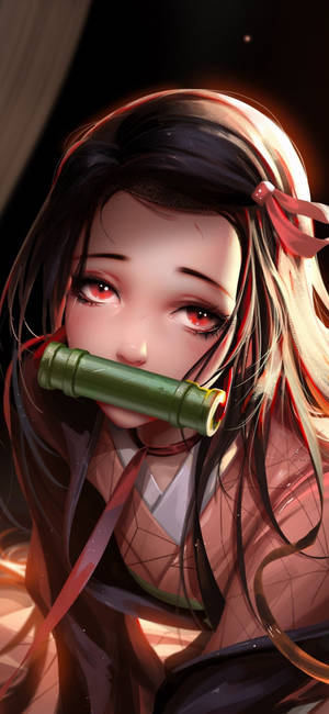 Nezuko iPhone — 银河A07 壁纸