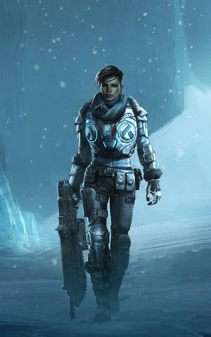 凯特·迪亚兹行走《Gears 5》手机壁纸 — Galaxy Tab Active 壁纸