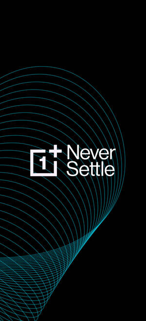 Oneplus 永不妥协线条圆柱壁纸 — iPhone 14 Plus 壁纸