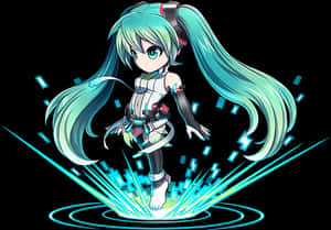 初音未来 Brave Frontier，高清PNG下载