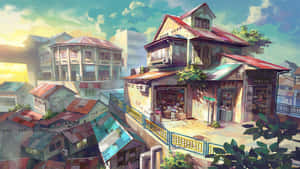 动漫风景背景 — 动漫风景 壁纸