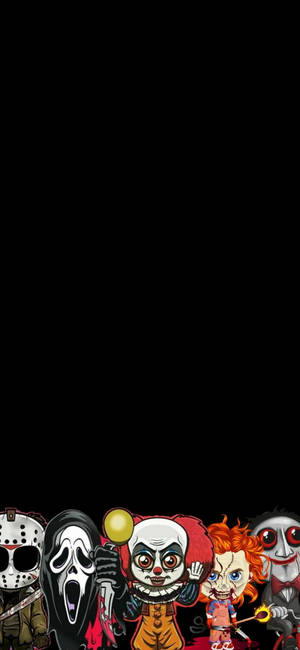 动画恐怖反派壁纸 — iPhone 14 Pro Max 壁纸