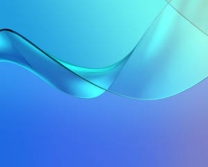 华为MediaPad M5蓝色曲线壁纸 — 华为 壁纸