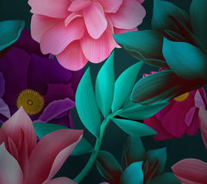 华为自然花朵壁纸 — 华为 壁纸