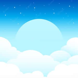 卡通天空背景 — iPad Pro 11 壁纸