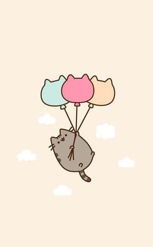 可爱卡哇伊 — 卡通猫 壁纸