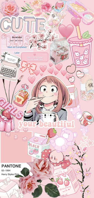 小原美学 — 粉色动漫美学 壁纸