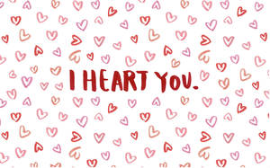可爱美学 I Heart You 电脑壁纸