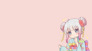可爱高清和服少女 — 可爱动漫女孩 壁纸