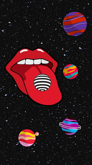 嘴唇星系迷幻美学