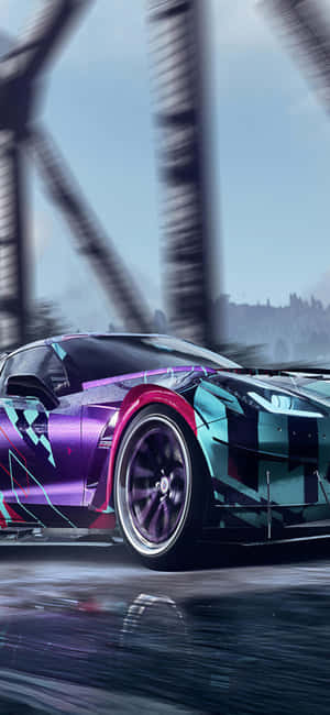 iPhone Xs Need for Speed Heat 背景 — 银河F07 壁纸