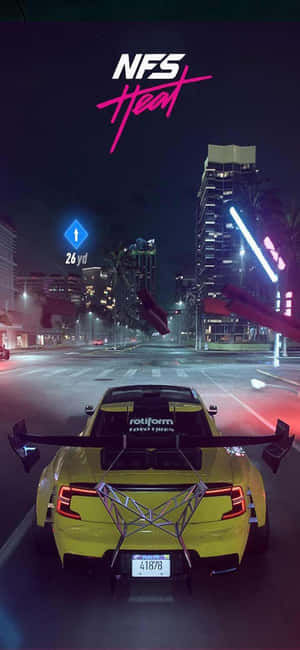 iPhone Xs Need for Speed Heat 背景 — POCO M8x 壁纸