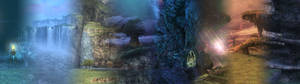 奇异世界双屏壁纸 — 3840x1080 壁纸