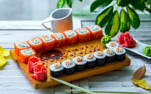 寿司种类图片 — 夏日美学 壁纸