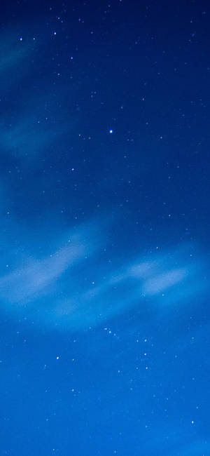 夜空蓝色iPhone — Galaxy S24 壁纸