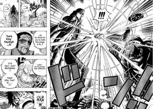 大将黄猿对阵雷利漫画面板壁纸 — 漫画分镜 壁纸