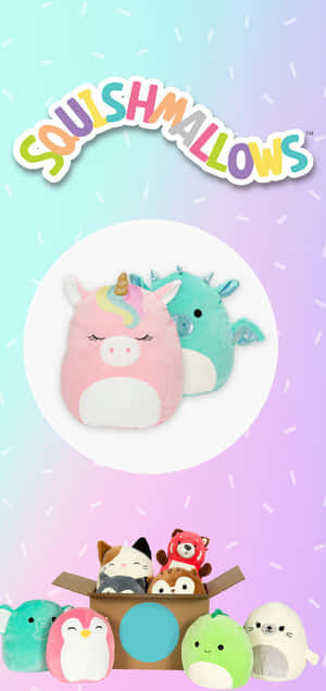 Squishmallow背景 — 银河A57 壁纸