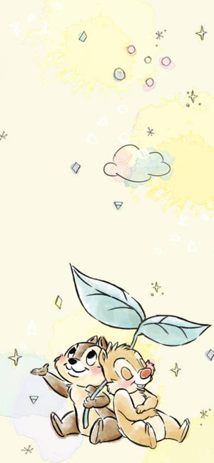 奇奇与蒂蒂素描图 壁纸