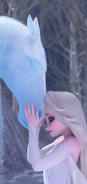 冰雪奇缘2 艾莎白色连衣裙 — 小米17 Max 壁纸