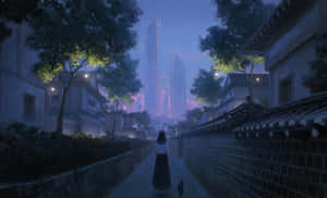 小巷背景 — 动漫美学动图 壁纸